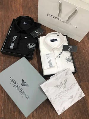 Emporio Armani luxury original quality 2024 in store shirt collection