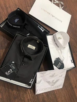 Emporio Armani luxury original quality 2024 in store shirt collection