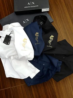 Armani Exchange luxury original quality 2024 in store shirt collection
