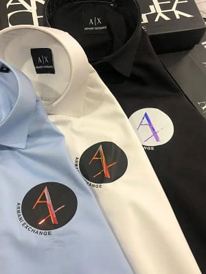Armani Exchange luxury original quality 2024 in store shirt collection