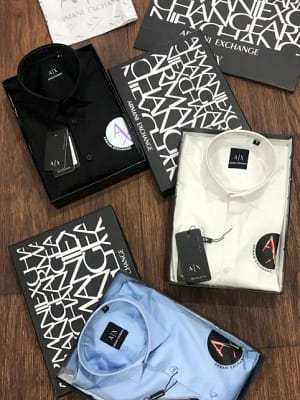 Armani Exchange luxury original quality 2024 in store shirt collection