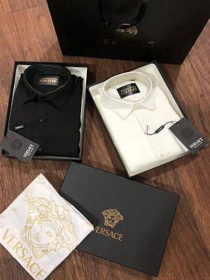 Versace luxury original quality 2024 in store shirt collection