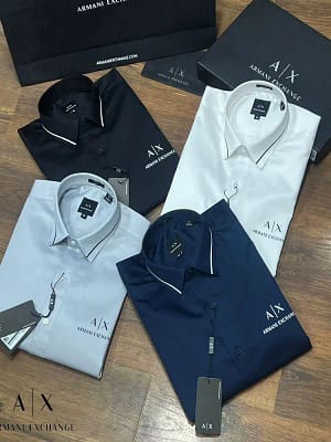 Armani Exchange luxury original quality 2024 in store shirt collection