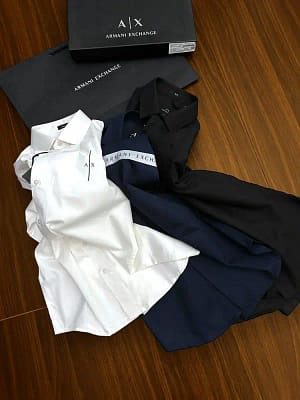 Armani Exchange luxury original quality 2024 in store shirt collection