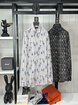 Louis Vuitton luxury original quality 2024 in store shirts