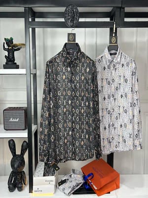 Louis Vuitton luxury original quality 2024 in store shirts