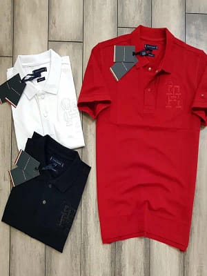 Tommy Hilfiger luxury original quality 2025 in store polo tshirts