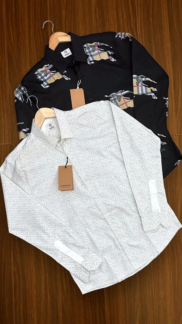 Burberry luxury original quality 2024 in store shirt collection