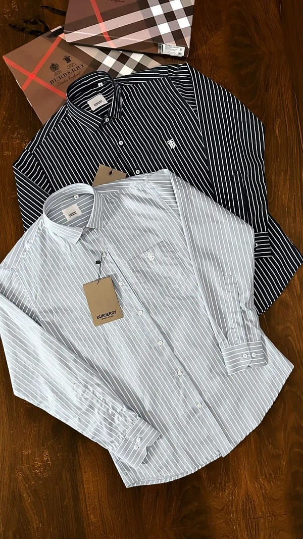 Burberry luxury original quality 2024 in store shirt collection