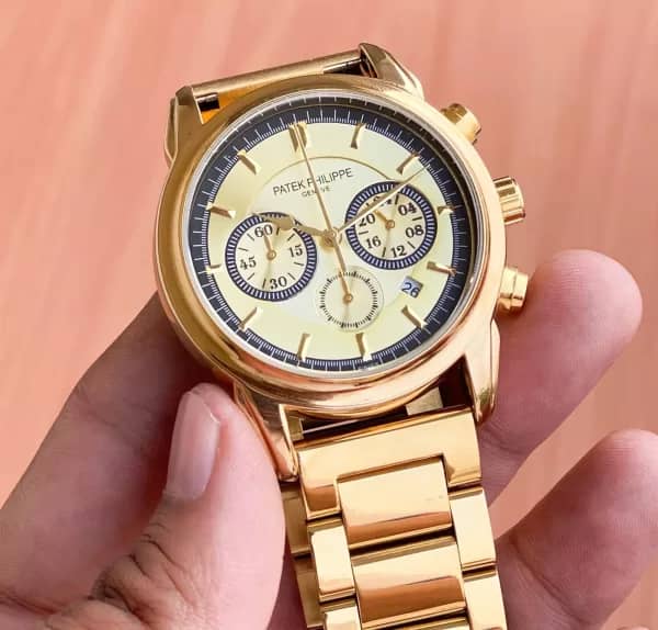 Patek Philippe premium wrist watch with metal strap - Image 5