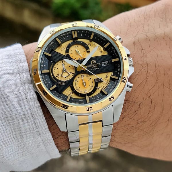 Casio Edifice metal strap wrist watch for men - Image 2