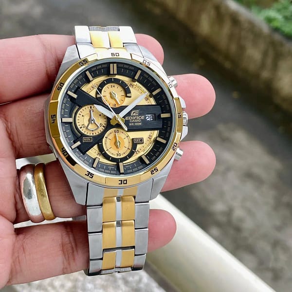 Casio Edifice metal strap wrist watch for men