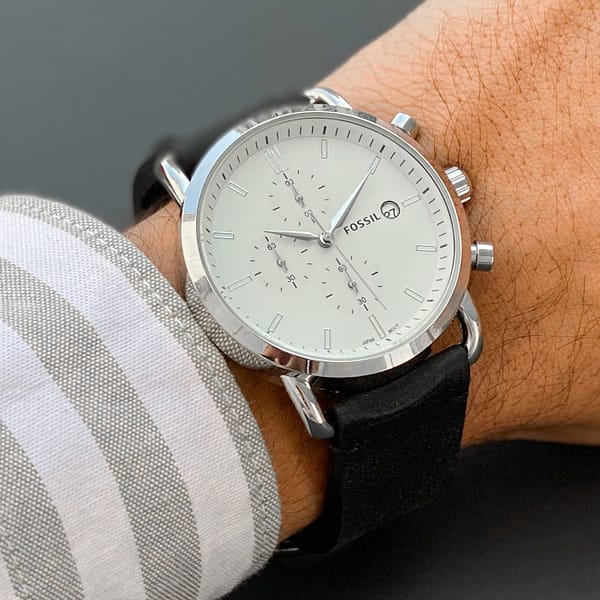 Fossil strap wrist watch for men - Image 3