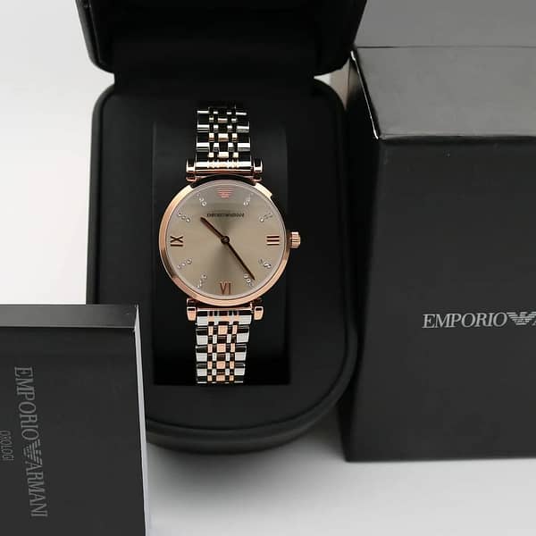 Emporio Armani analog metal strap watch for women - Image 7