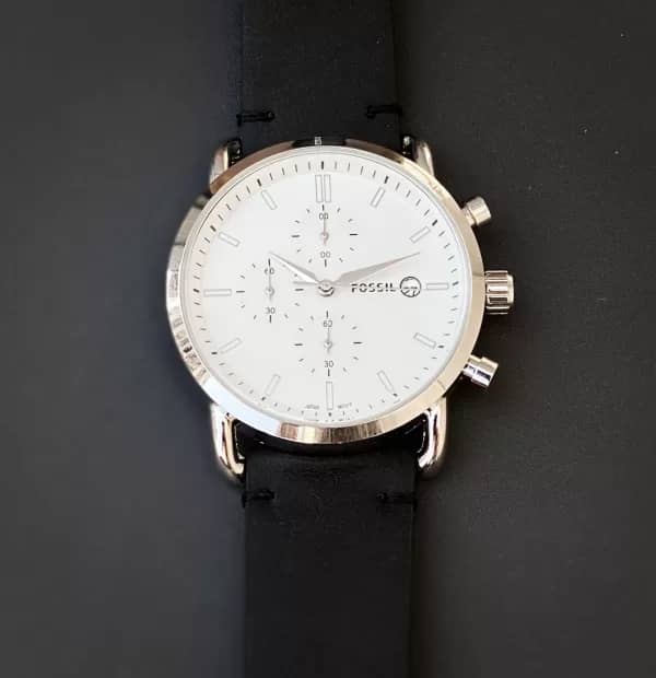 Fossil strap wrist watch for men - Image 2