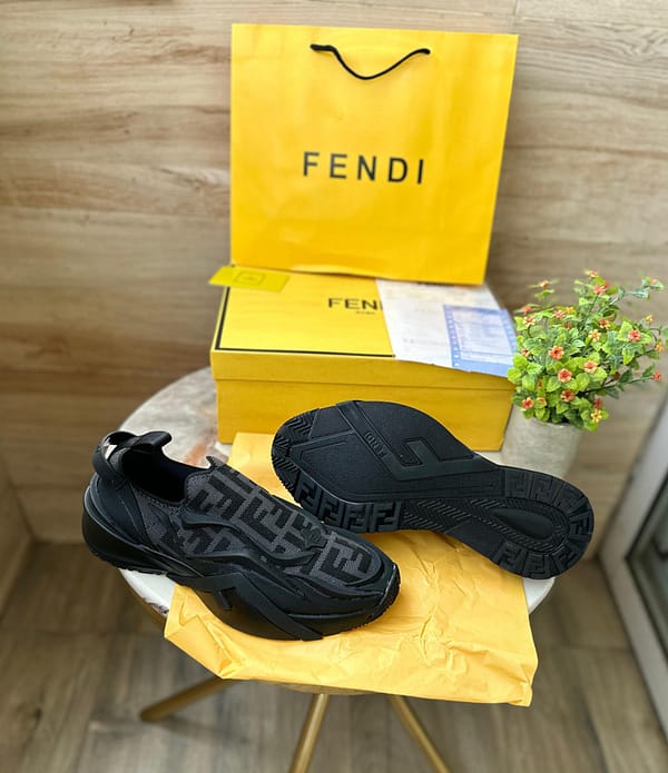Yellow Fendi Shoes Mens For Sale Shop Fendi Mens Fendi Sneakers