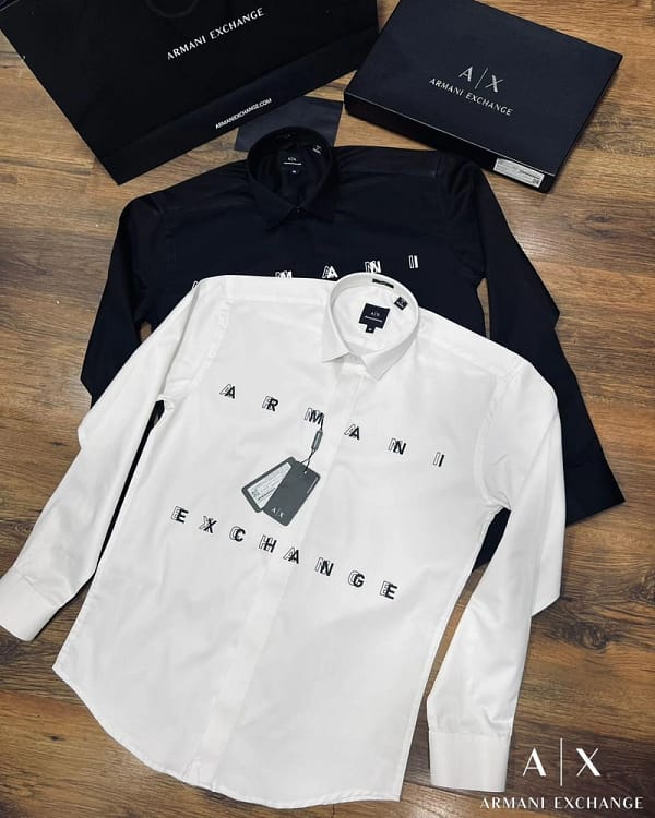 Armani Exchange formal 2024 in store shirts for men - Image 3