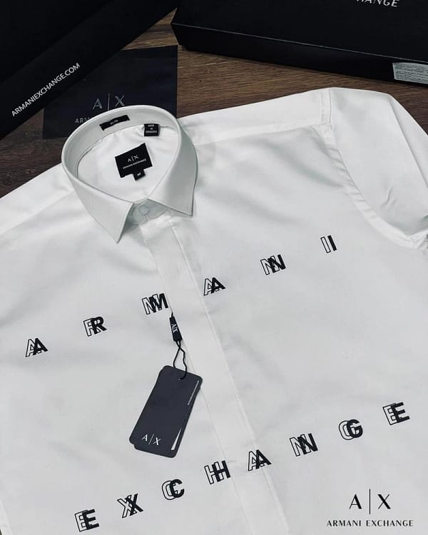 Armani Exchange formal 2024 in store shirts for men - Image 4