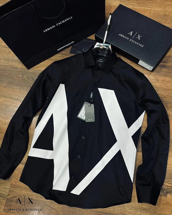Armani Exchange luxury partywear 2025 in store shirts - Image 4