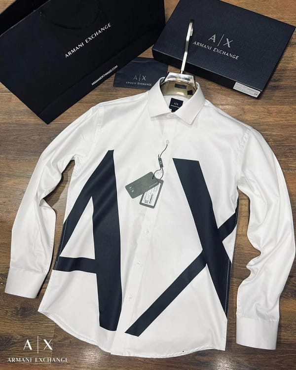 Armani Exchange luxury partywear 2025 in store shirts - Image 6