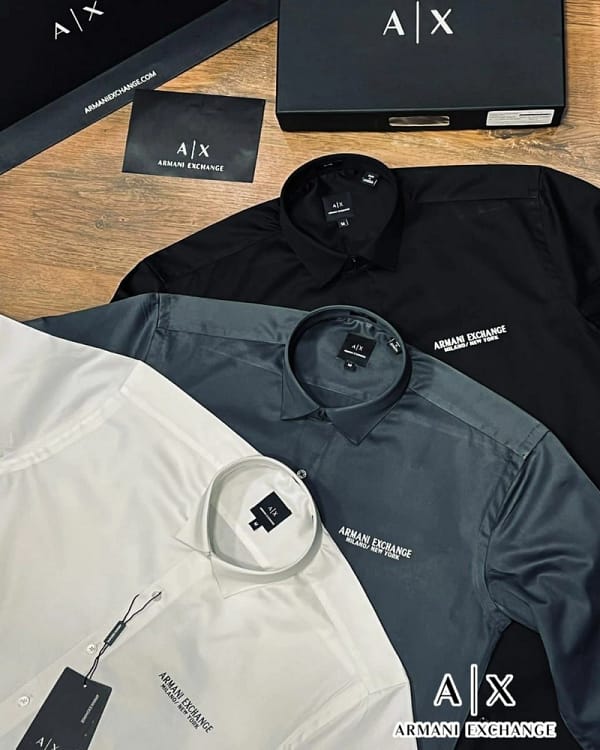 Armani Exchange luxury original quality 2024 in store shirt collection - Image 3