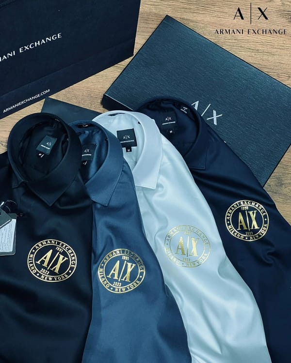 Armani Exchange luxury original quality 2024 in store shirt collection - Image 3