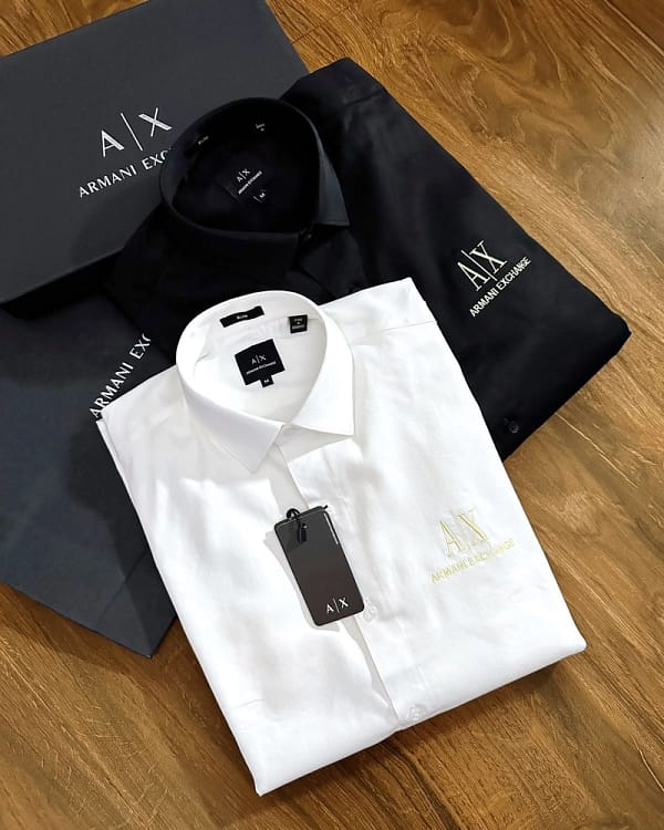 Armani Exchange premium formal 2024 in store shirts