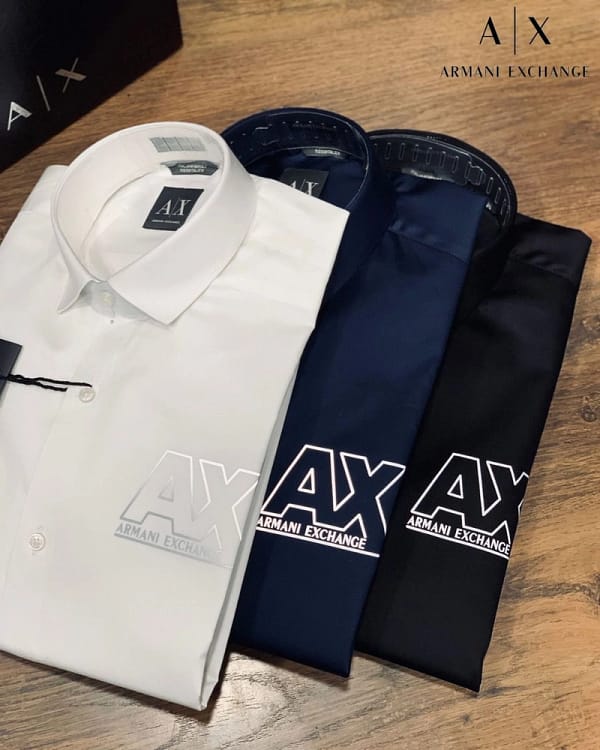 Armani Exchange formal 2025 in store shirts for men