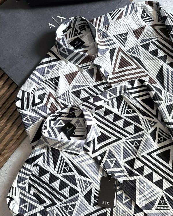Armani Exchange luxury original quality 2024 in store shirt collection - Image 4