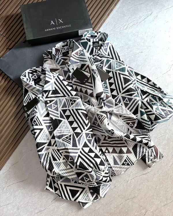 Armani Exchange luxury original quality 2024 in store shirt collection - Image 5