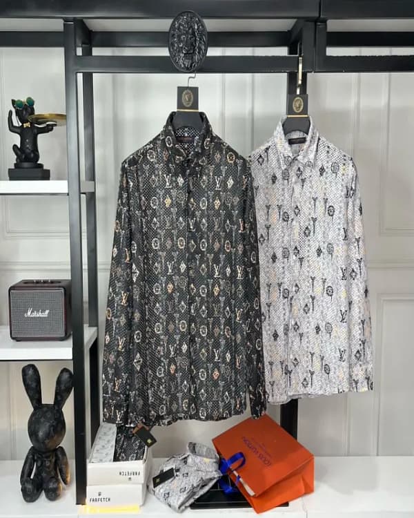 Louis Vuitton luxury original quality 2024 in store shirts - Image 3