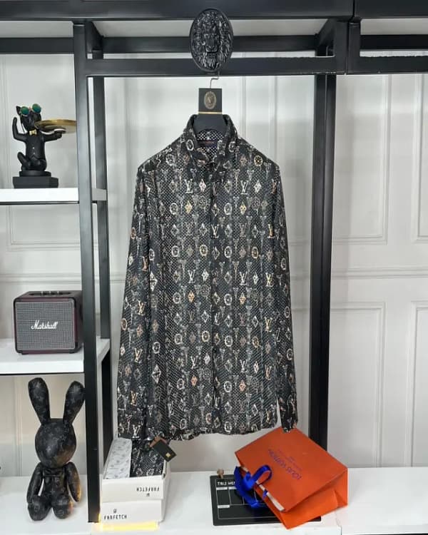 Louis Vuitton luxury original quality 2024 in store shirts