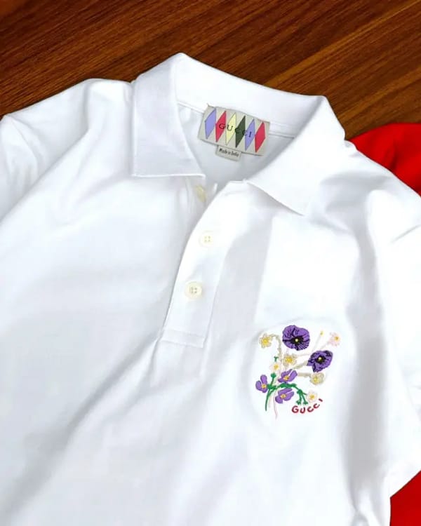 Gucci imported premium cotton polo tshirts for men - Image 3