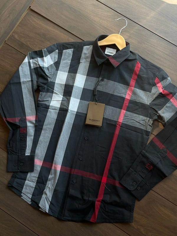 Burberry luxury original quality 2024 in store shirt collection